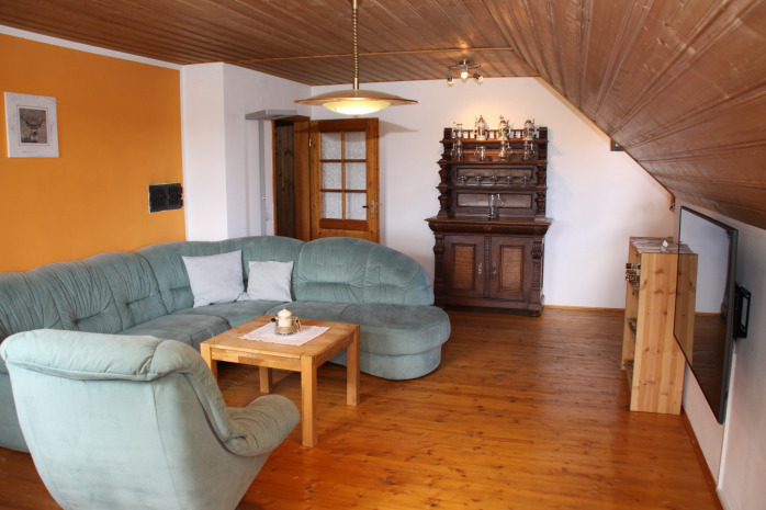 Wohn- und Schlafzimmer